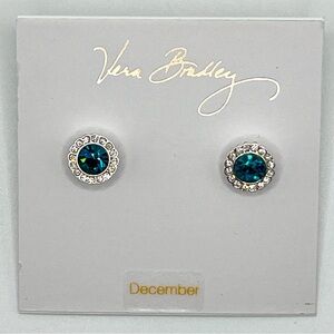 🚨3 for $15🚨 Vera Bradley - Stud Earrings with December Birthstone